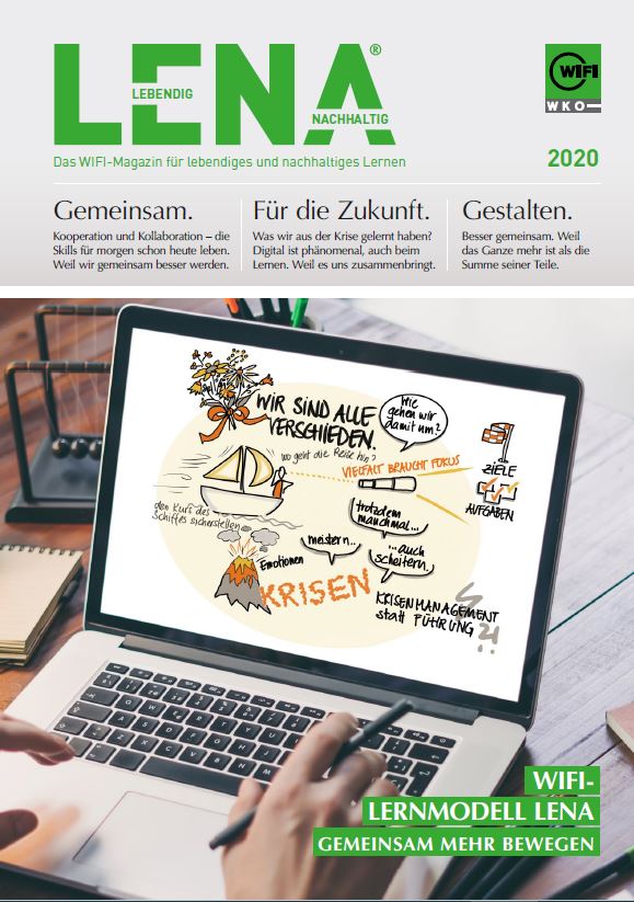 Titelblatt des LENA Magazins